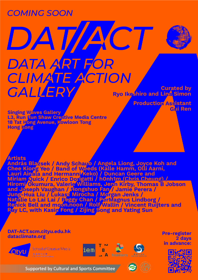 Data Art for Climate Action Exhibition Poster
